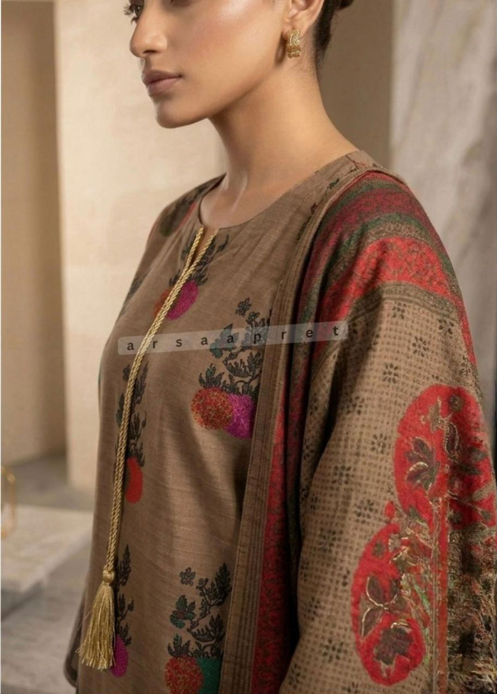 WOMEN'S PRINTED LAWN 3 PCS