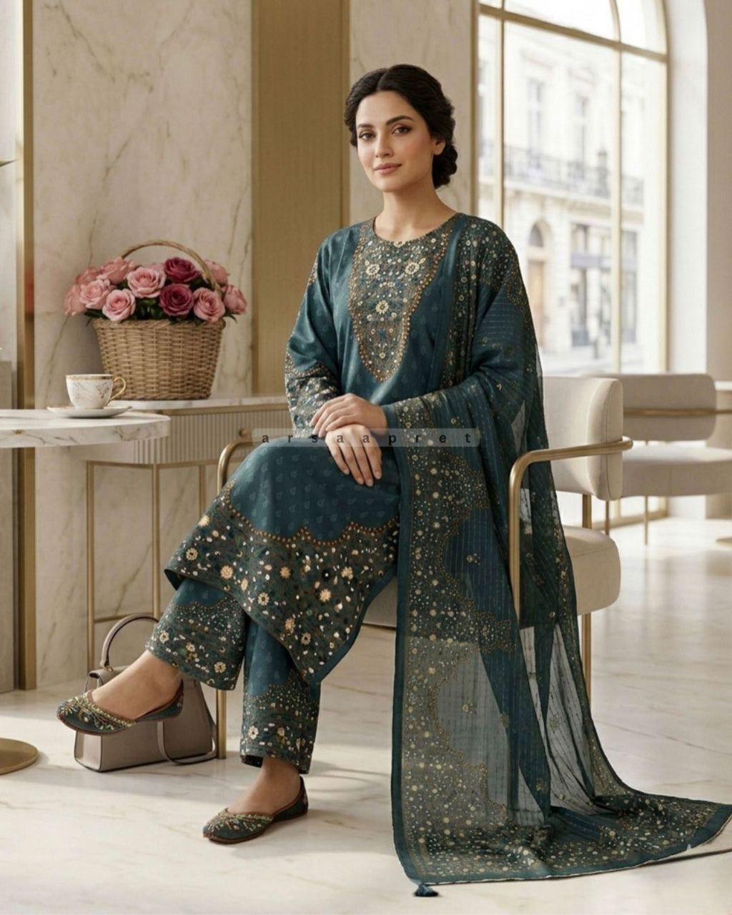 WOMEN'S PRINTED LAWN 3 PCS