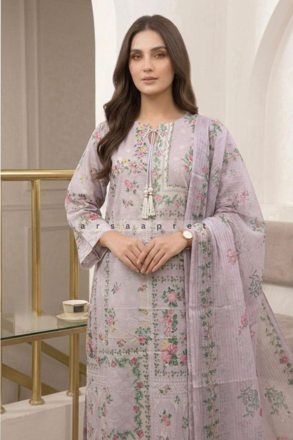 WOMEN'S PRINTED LAWN 3 PCS