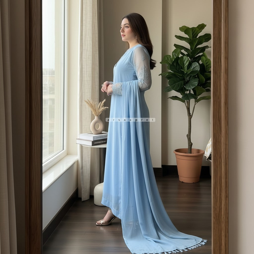 ELEGANT WOMEN’S 3PCS SATIN SUIT