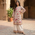 WOMEN'S FLOWER PRINTED LAWN 2 PCS SUIT