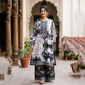 WOMEN'S TIE AND DYE PRINTED LAWN 2 PCS SUIT