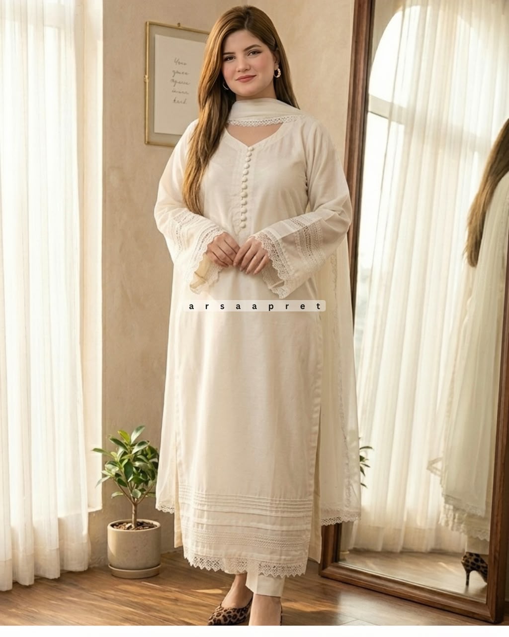 ELEGANT WOMEN’S 3PCS SATIN SUIT