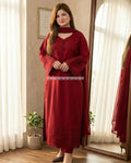 ELEGANT WOMEN’S 3PCS SATIN SUIT
