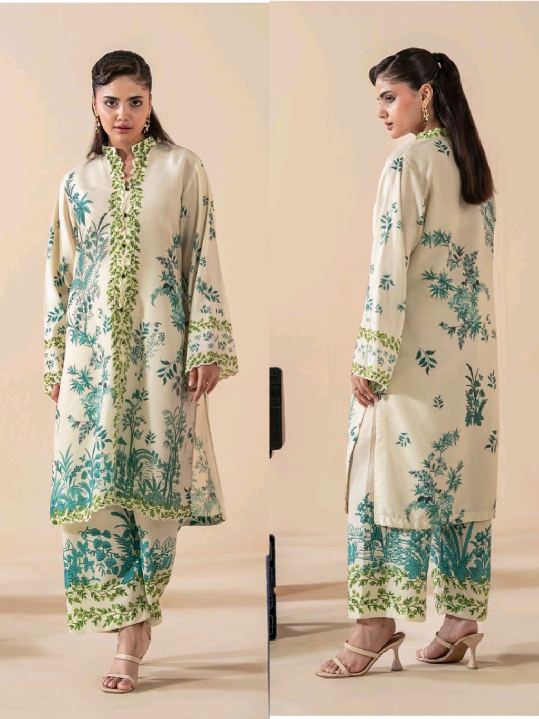 WOMEN'S CHIC EMBROIDERED CO-ORD SET
