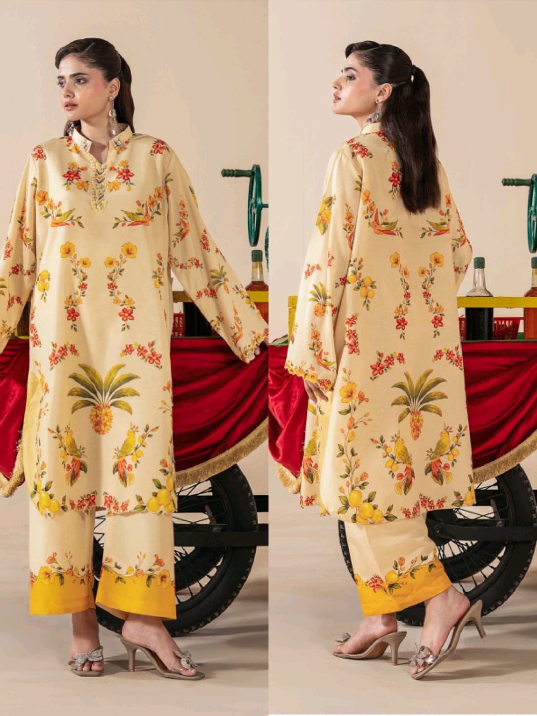 WOMEN'S CHIC EMBROIDERED CO-ORD SET