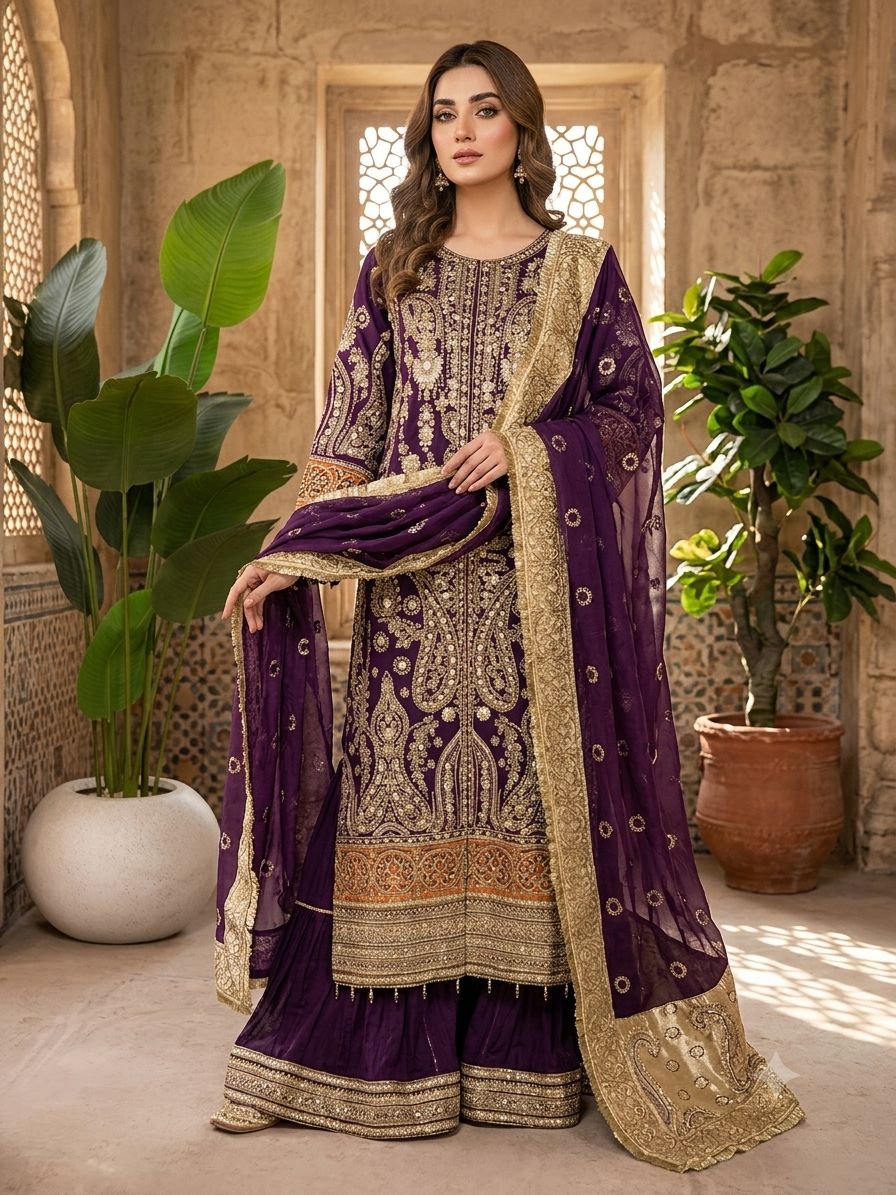 WOMEN'S 3PCS FORMALS LAWN SUIT
