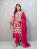 WOMEN'S 3PCS EMBROIDERED LAWN SUIT