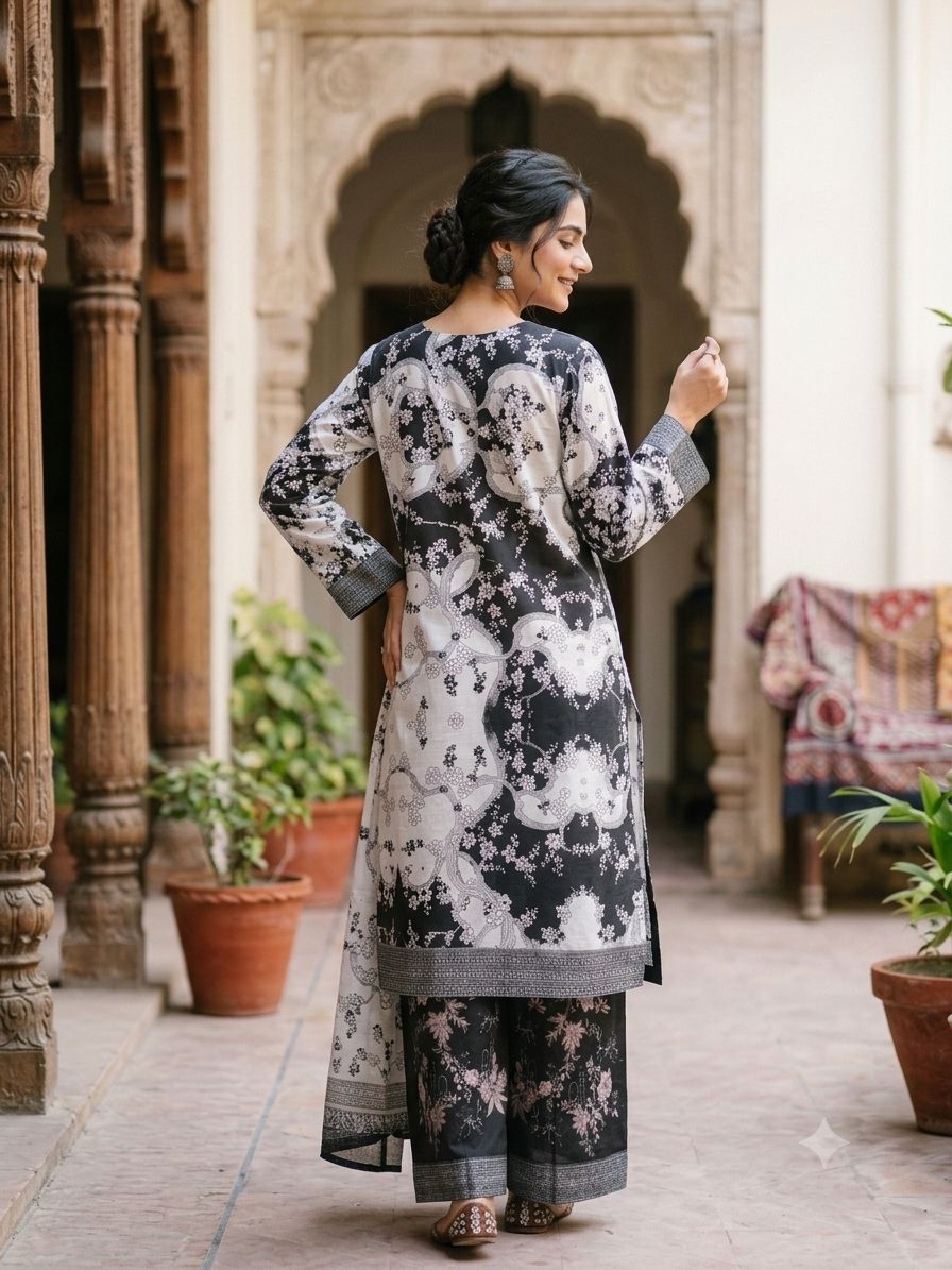 WOMEN'S TIE AND DYE PRINTED LAWN 2 PCS SUIT