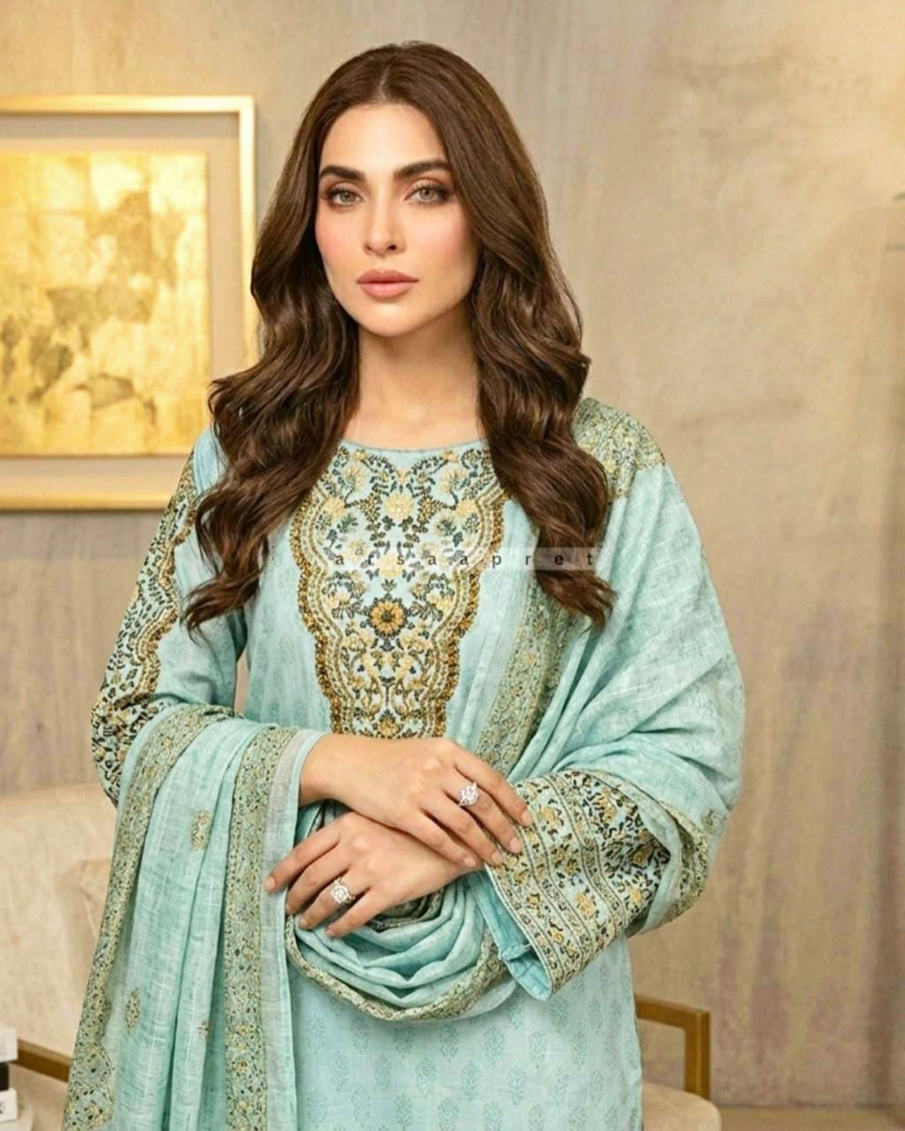 WOMEN'S PRINTED LAWN 3 PCS