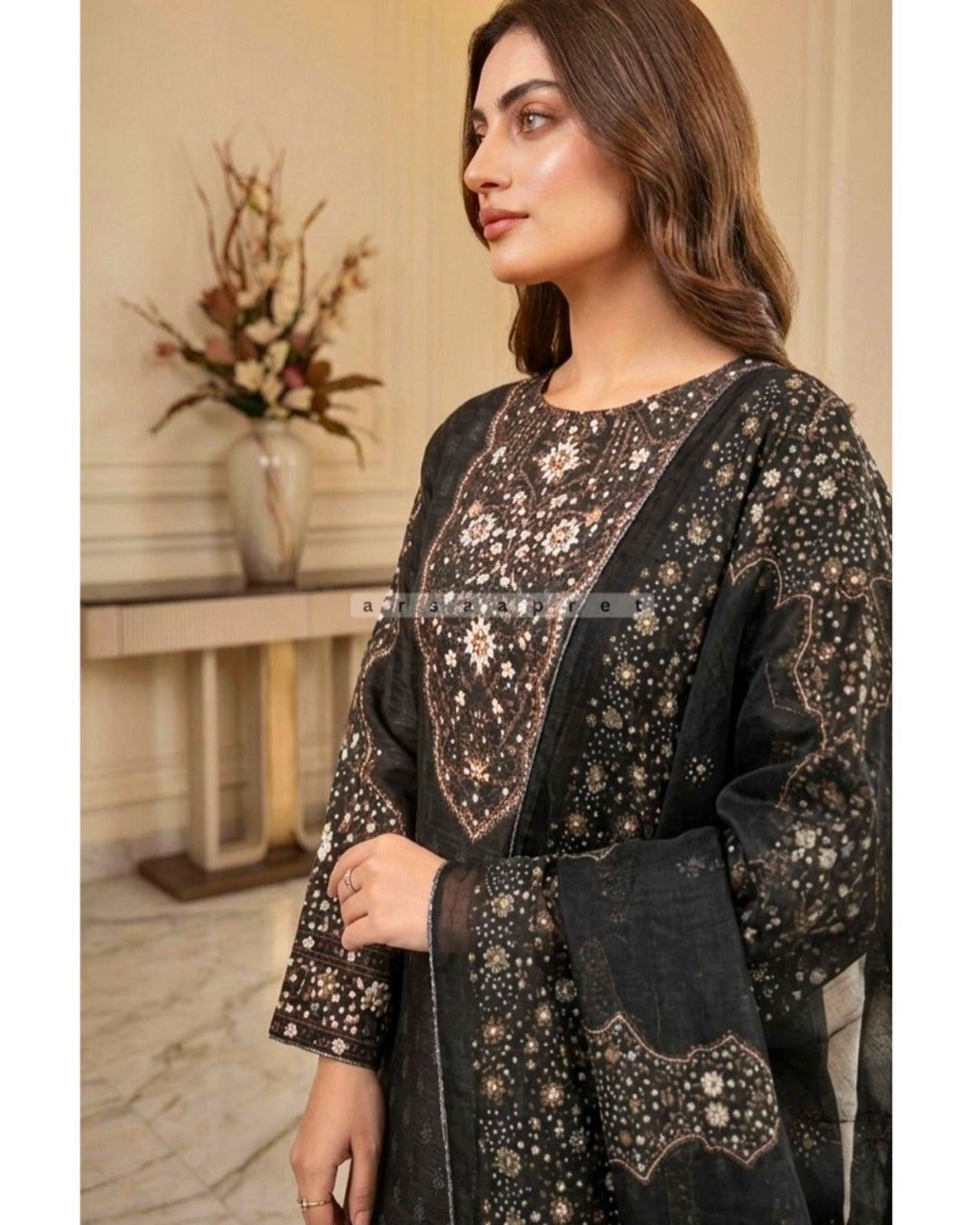 WOMEN'S PRINTED LAWN 3 PCS