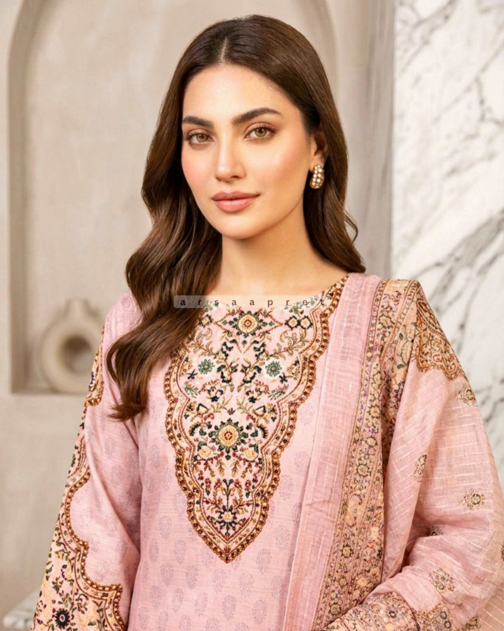WOMEN'S PRINTED LAWN 3 PCS